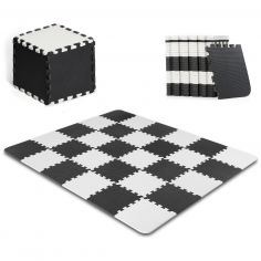 Tapis puzzle Luno Black (150 x 180 cm)