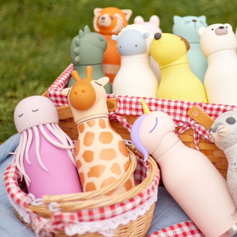 Gourde isotherme Bestie Girafe (460 ml) Asobu Ambiance 7