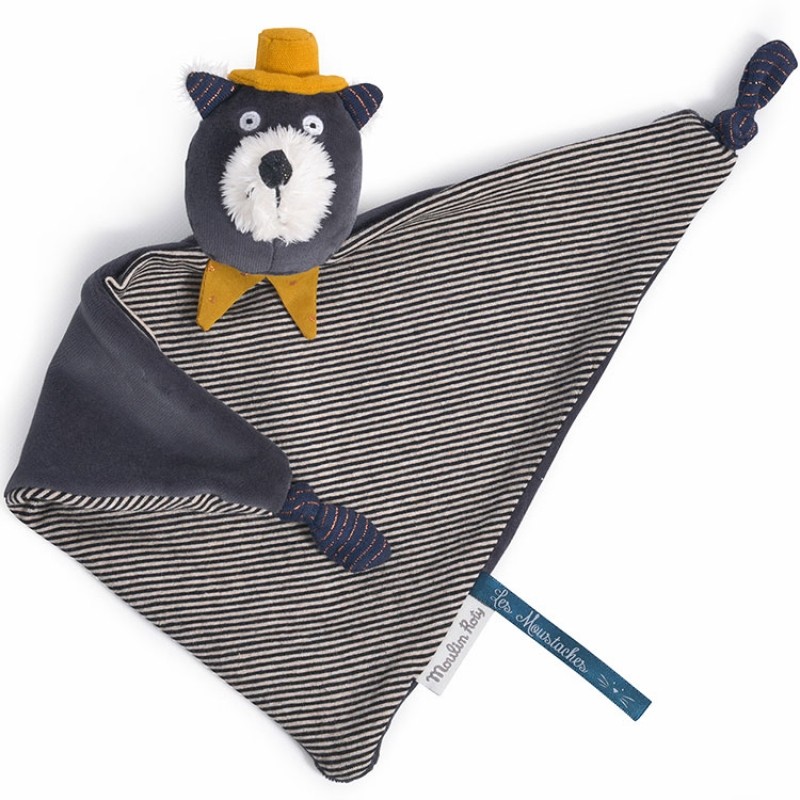 Doudou chat Alphonse Les Moustaches Moulin Roty Produit 1 grande taille