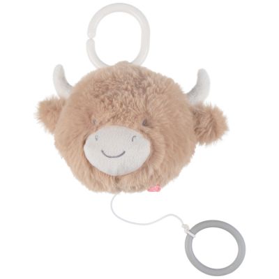 Peluche musicale Fluffy en Veloudoux beige Noukie's