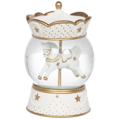 Boule à neige carrousel