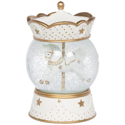 Boule à neige carrousel
