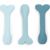 Lot de 3 cuillères bébé en silicone Wally bleu  par Done by Deer