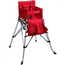 Chaise haute pliante nomade One2Stay rouge  par FemStar