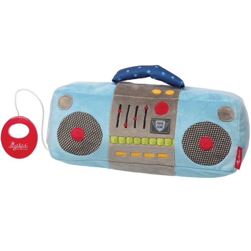 Peluche musicale chaîne stéréo musicale Papa & Me Sigikid
