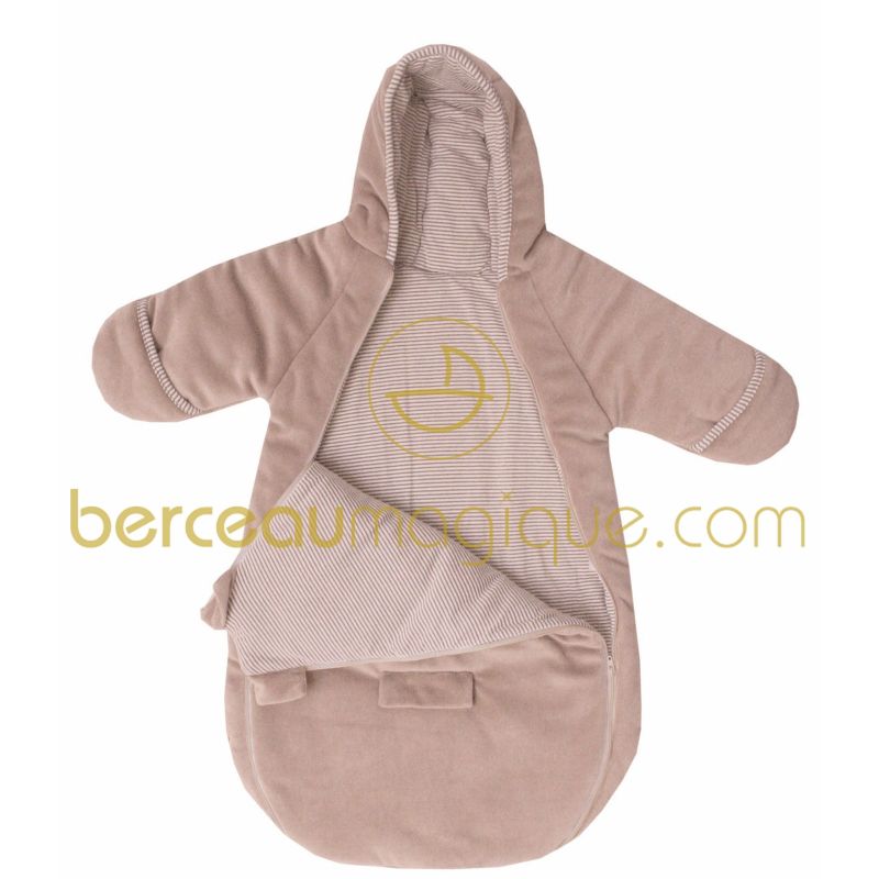 Chancelière nid d'ange ballon taupe (1er âge) Candide