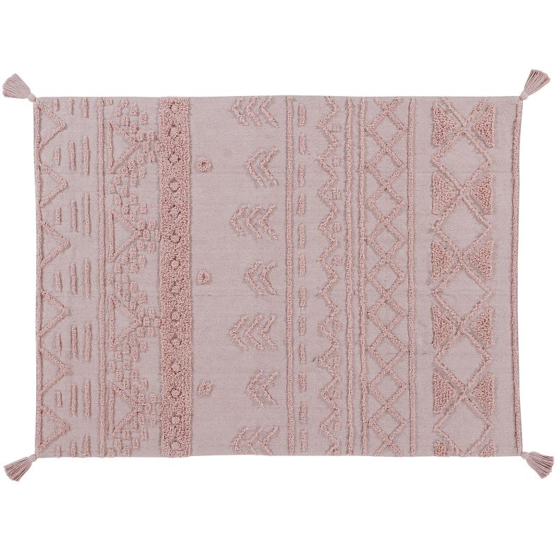 Tapis lavable Tribu vintage rose nude (120 x 160 cm) Lorena Canals