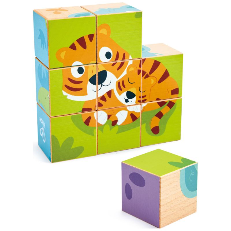 Puzzle cube animaux de la jungle Hape Produit 3