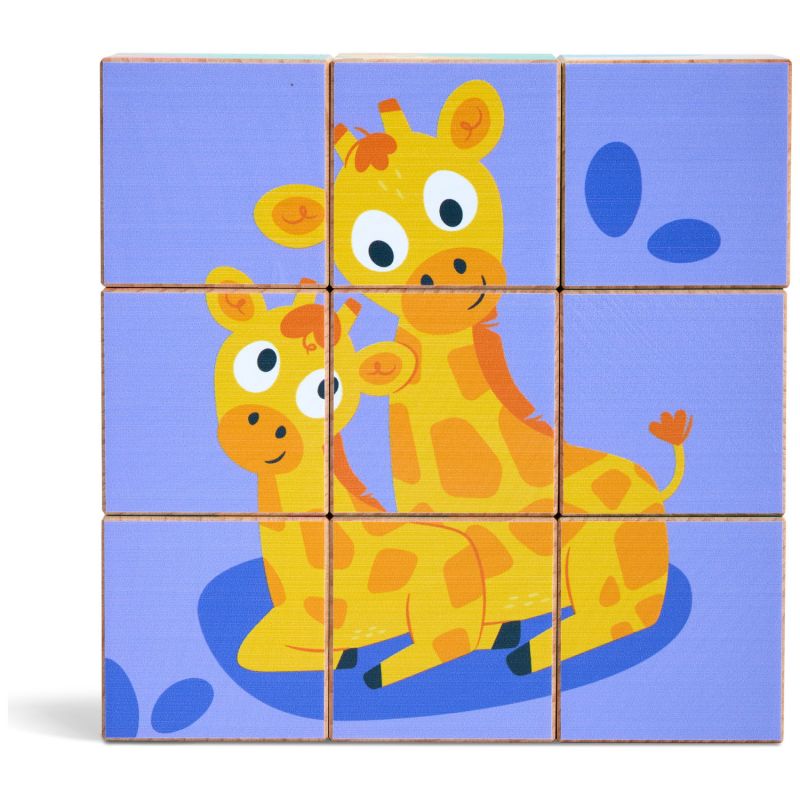 Puzzle cube animaux de la jungle Hape Produit 4
