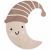 Variation Marron, beige du produit Tapis Heaven Lune (109 x 90 cm) de la marque Baby's Only