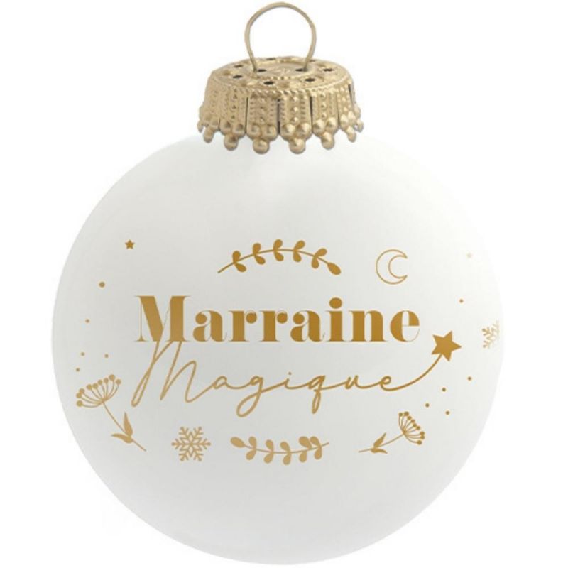 Boule de Noël Marraine Magique Baubels