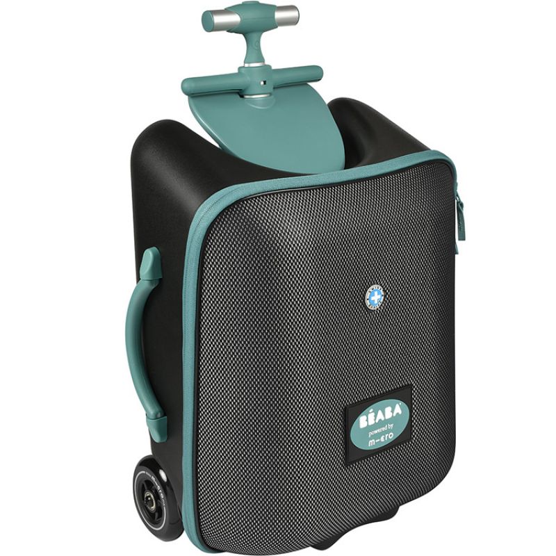 Valise avec assise de voyage Luggage Eazy bleu et vert - Reconditionné Béaba Produit 1