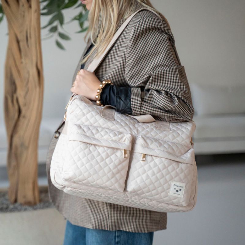 Sac à langer matelassé sable Kidzroom Ambiance 2