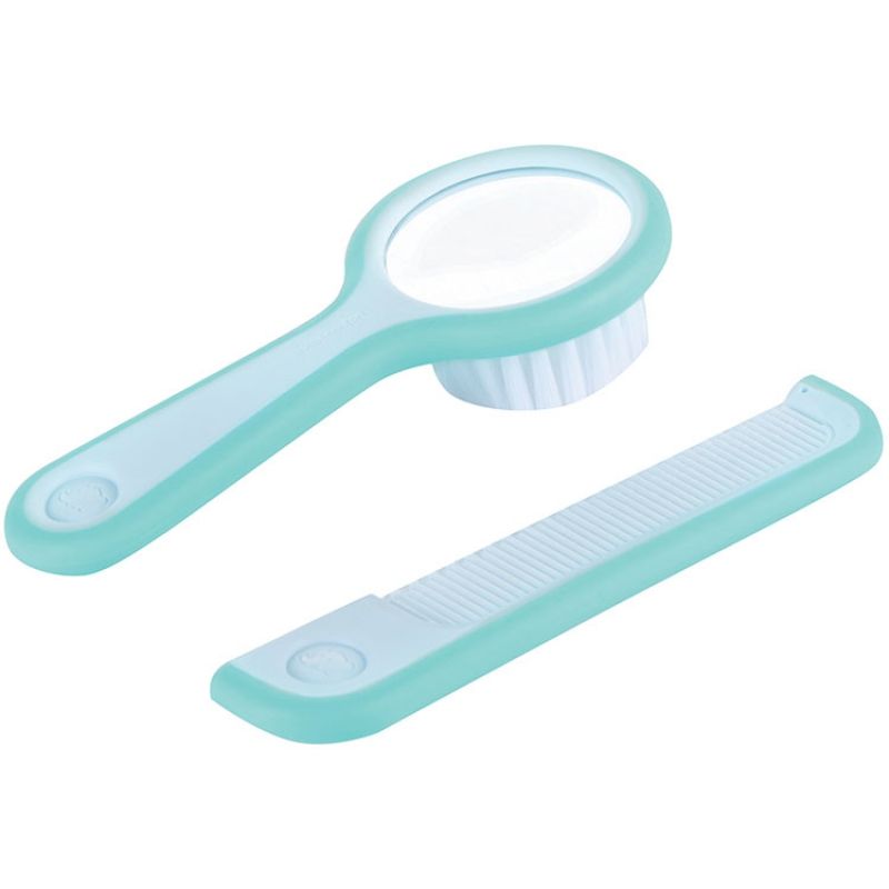 Set de coiffure brosse miroir et peigne Sailor bleu Bébé Confort