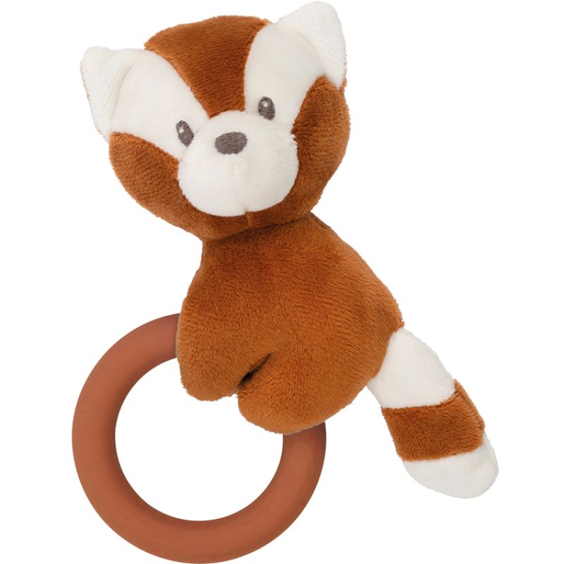 Anneau dentition en silicone Boris panda roux Boris et Jungo Nattou
