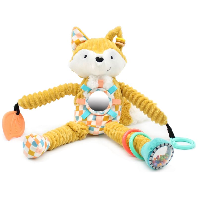 Peluche d'activités à suspendre Cyranos le Renard Les Déglingos Produit 1