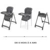 Chaise haute 3 en 1 Tulo Grey Kinderkraft Produit 2