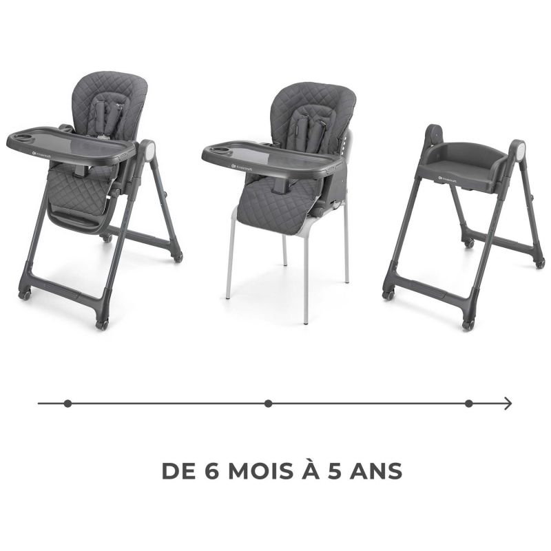 Chaise haute 3 en 1 Tulo Grey Kinderkraft Produit 2