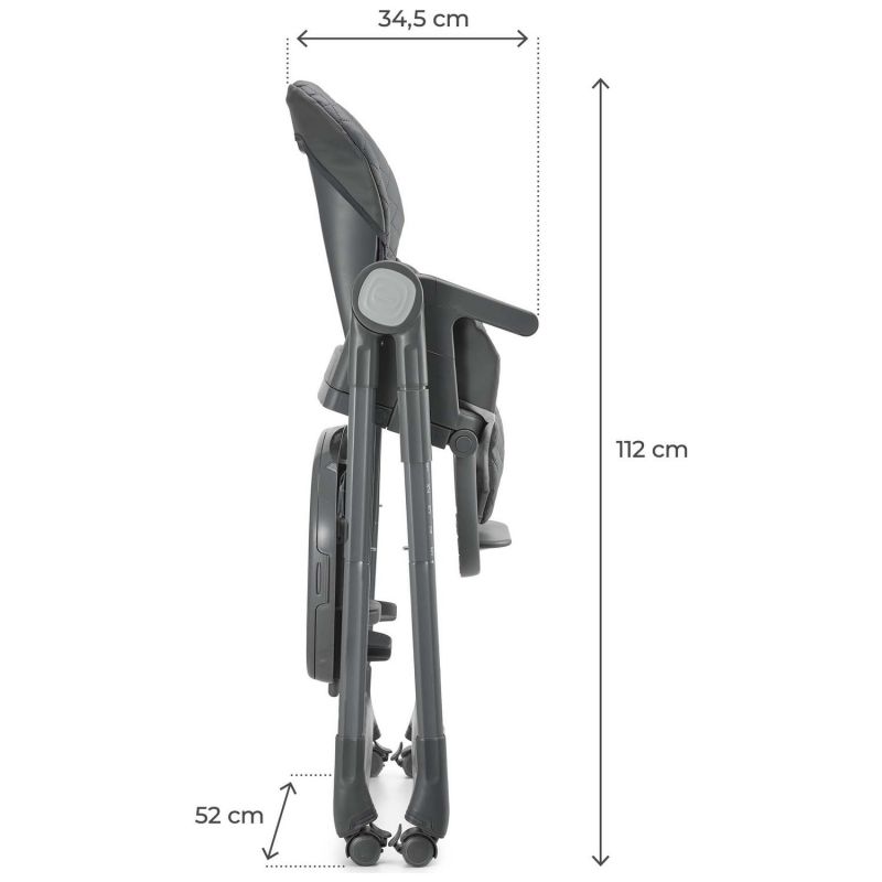 Chaise haute 3 en 1 Tulo Grey Kinderkraft Produit 8