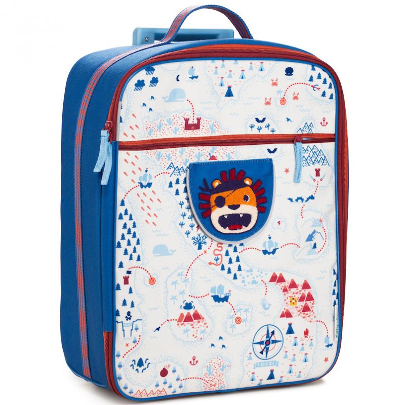 Valise trolley Jack le lion pirate Lilliputiens
