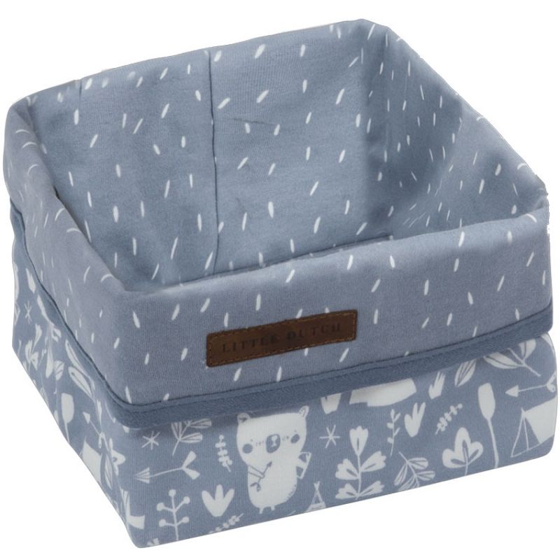 Panier de toilette Adventure blue (15 x 15 cm) Little Dutch