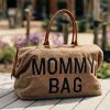 Sac à langer Mommy Bag Signature Teddy Soft Brown Childhome Ambiance 3