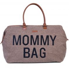 Sac à langer Mommy Bag Signature Teddy Soft Brown - Childhome