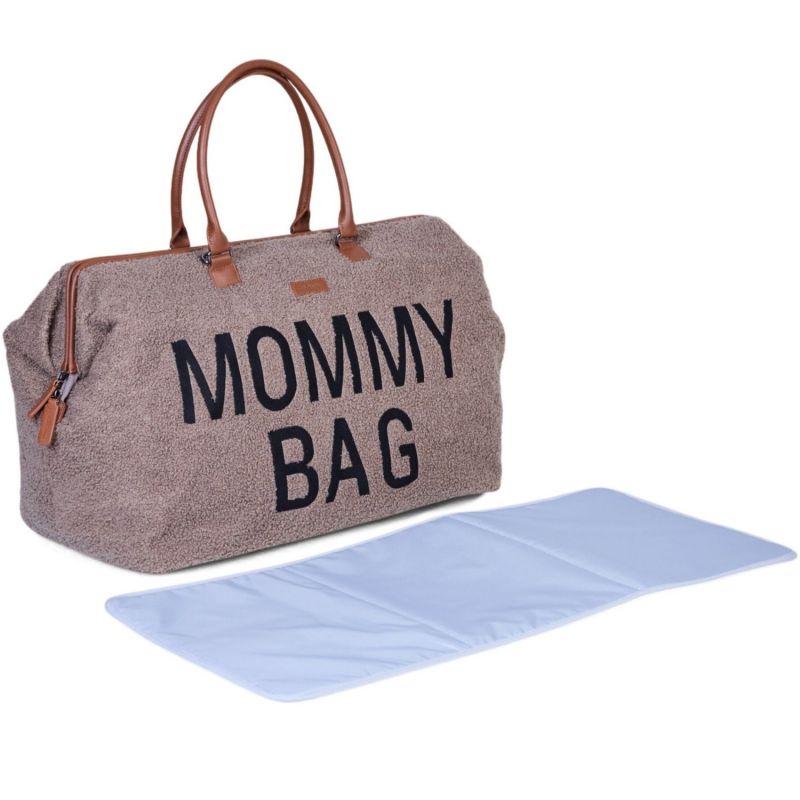 Sac à langer Mommy Bag Signature Teddy Soft Brown Childhome Produit 5