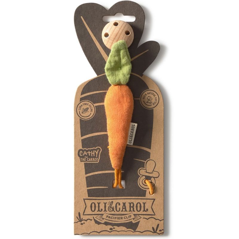 Attache-sucette Cathy The Carrot Oli & Carol Packaging 8