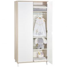 Armoire 2 portes Scandi naturel