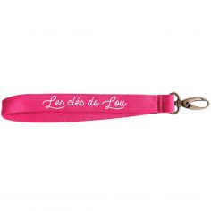 Porte clés court grenadine (personnalisable) - Les Griottes