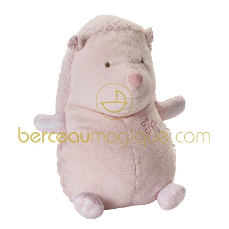 Peluche Léon le hérisson rose (35 cm) Tartine et Chocolat
