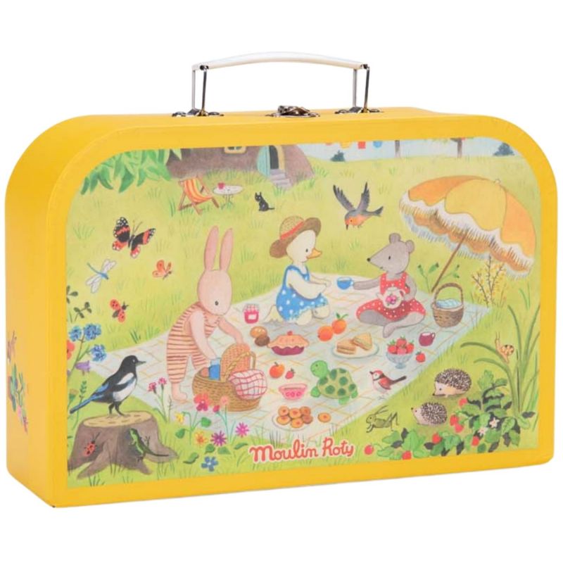 Valise dînette thé métal La Grande Famille - Reconditionné Moulin Roty Produit 2