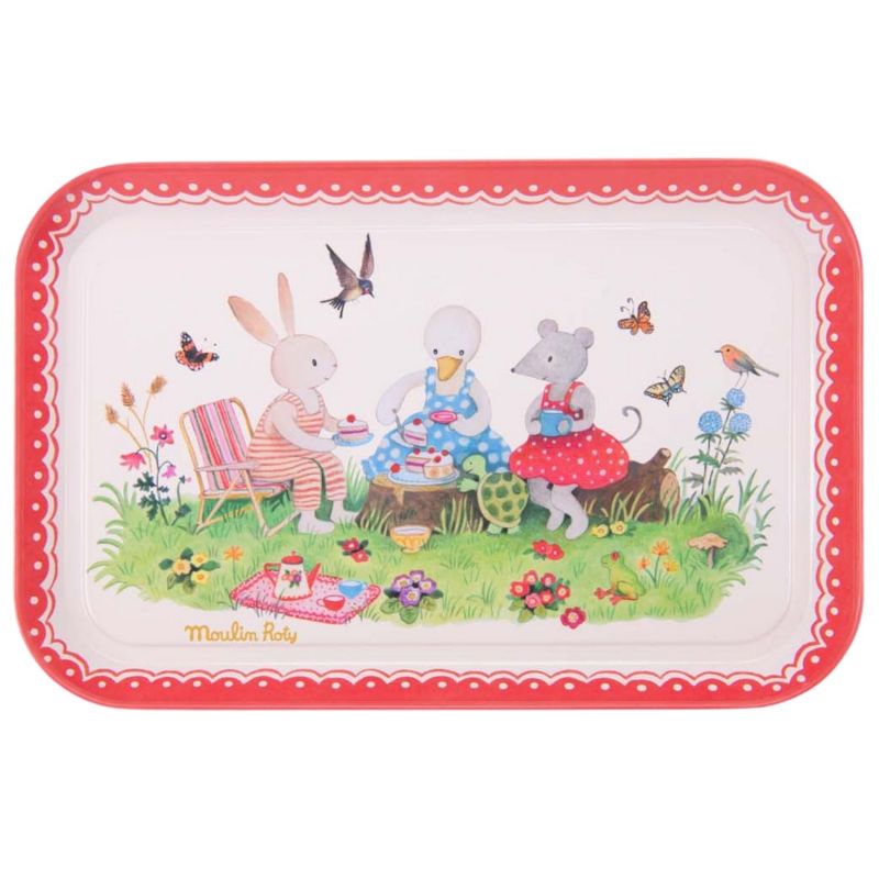 Valise dînette thé métal La Grande Famille - Reconditionné Moulin Roty Produit 9