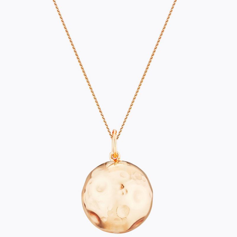 Bola sur chaîne Moon Lune (plaqué or rose) Ilado Paris