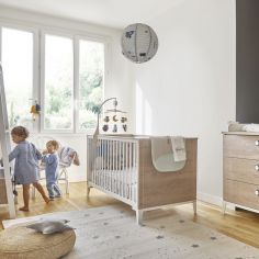 Lit bébé en chêne blond Marcel (70 x 140 cm)