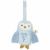 Variation Bleu du produit Doudou attache-tétine en gaze de coton Chouette Forest Friends de la marque Little Dutch