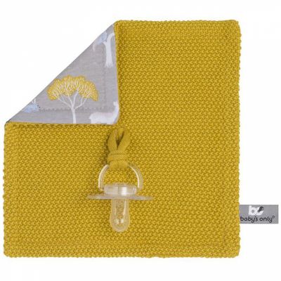 Doudou attache sucette Forest moutarde Baby's Only