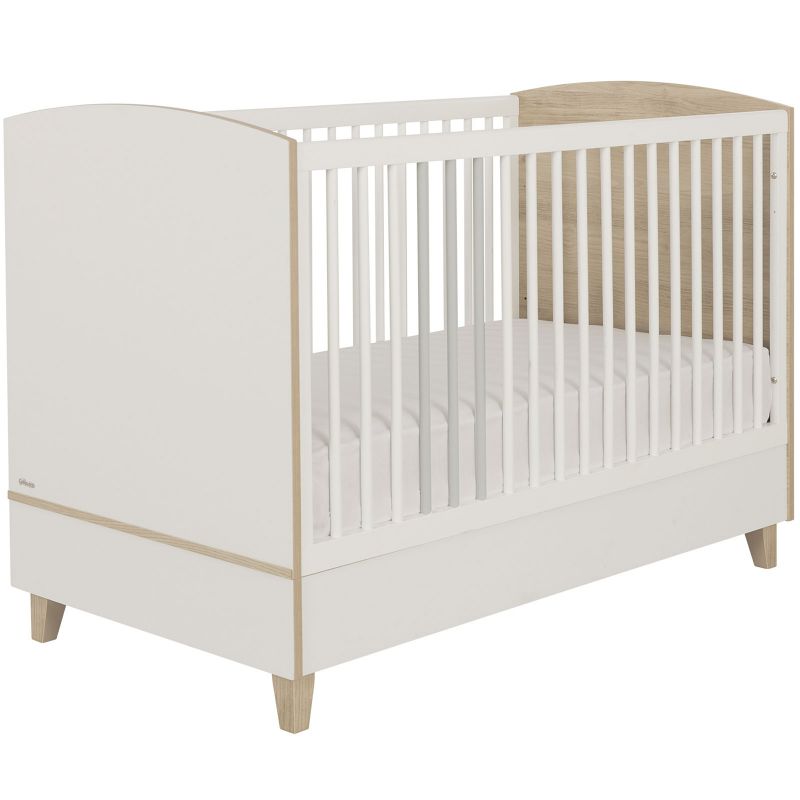 Lit bébé évolutif blanc Lora (70 x 140 cm) Galipette