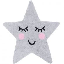 Tapis Sweet Dreams grey star (70 x 67 cm)  par sass & belle