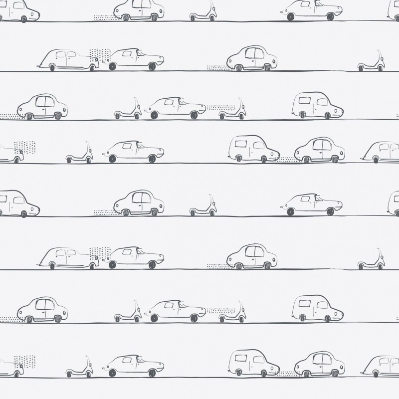 Papier peint Nu voiture Mamas and Papas