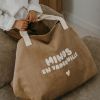 Sac cabas XL velours beige Minus en vadrouille Zakuw Ambiance 2
