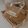 Sac cabas XL velours beige Minus en vadrouille Zakuw Ambiance 5