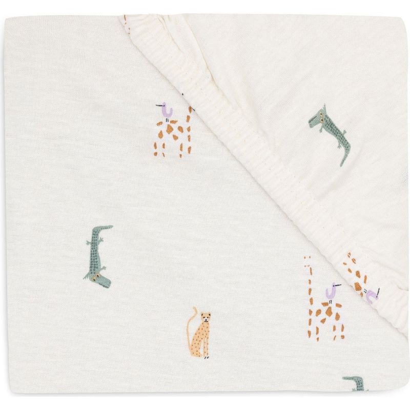 Drap housse en jersey Jungle Jambo (40 x 80 cm) Jollein Produit 1 grande taille