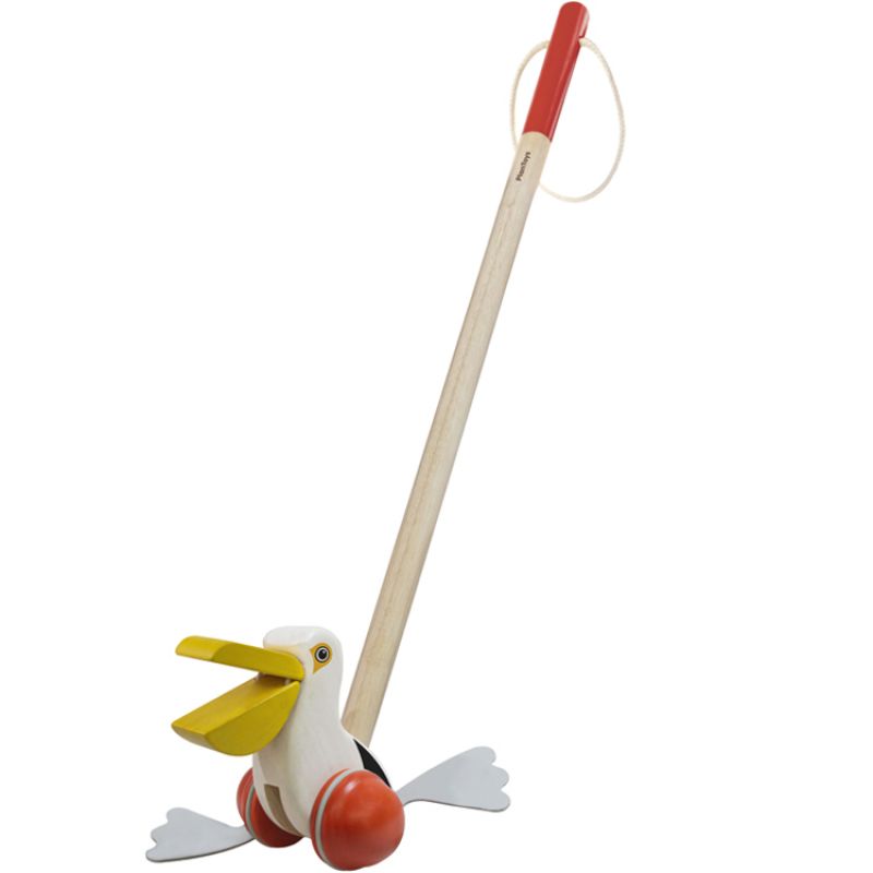 Pélican à pousser Plan Toys