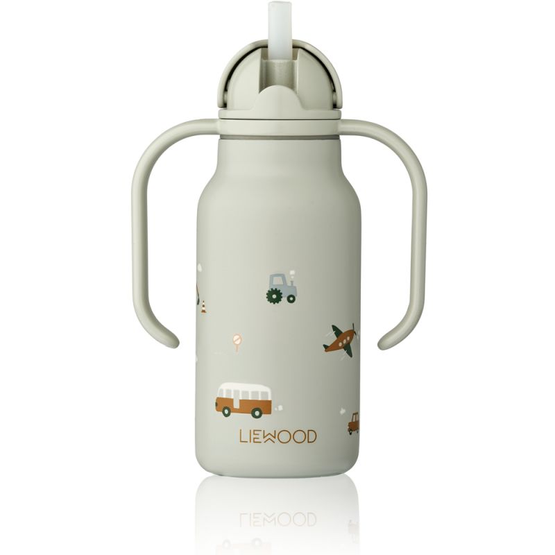 Gourde Kimmie Véhicules dove blue (250 ml) Liewood
