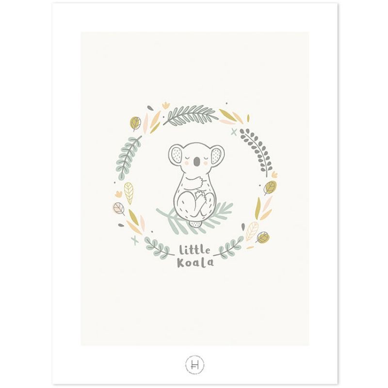 Affiche koala (30 x 40 cm) Lilipinso