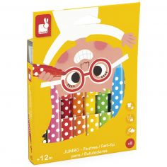 Lot de 8 feutres Jumbo - Janod 