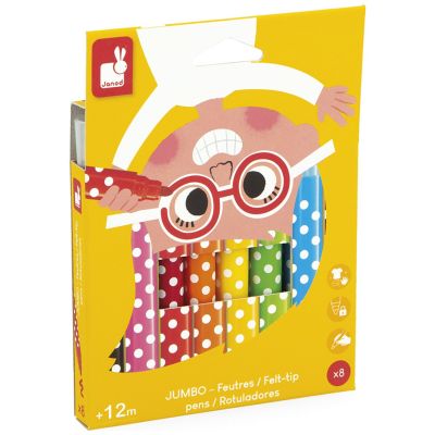 Lot de 8 feutres Jumbo