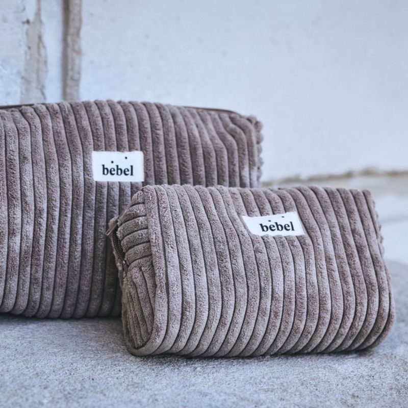 Trousse de toilette Capsule velours Toffee BEBEL Ambiance 1